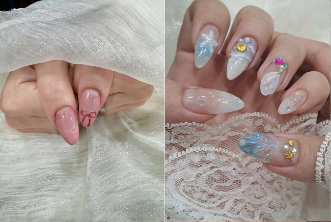 nail salon open late in District 1